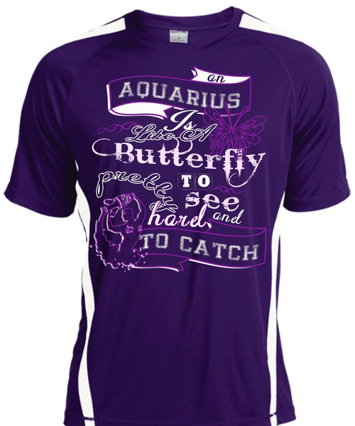 An Aquarius Is Like A Butterfly To See And Too Catch Pretty Harel T Shirt