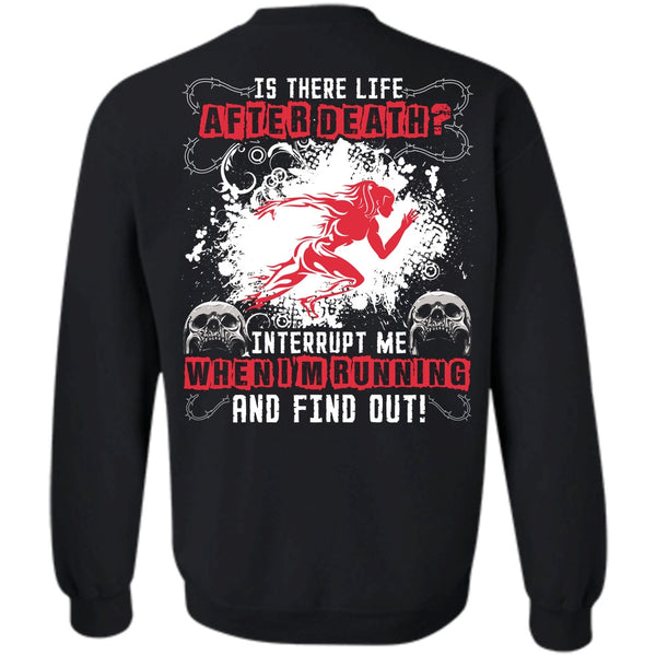 A black t-shirt with the shopify logo