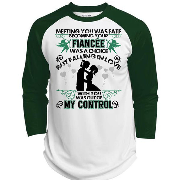 Becoming Your Fiancee Was A Choice T Shirt, I Love Wife T Shirt, Awesome T-Shirts  (Polyester Game Baseball Jersey)