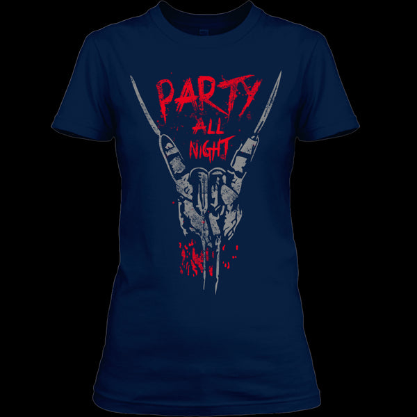 A black t-shirt with the shopify logo