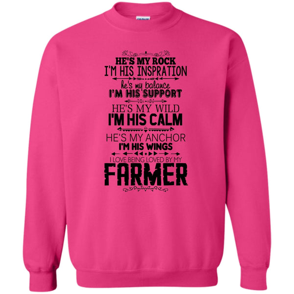 Coolest Farmer T Shirt, He Is My Rock Sweatshirt