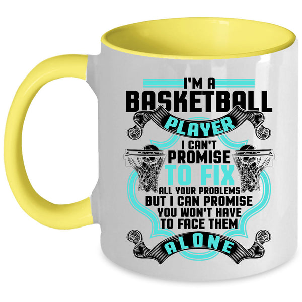 Cute Gift For Basketball Players Coffee Mug, I'm A Basketball Player Accent Mug