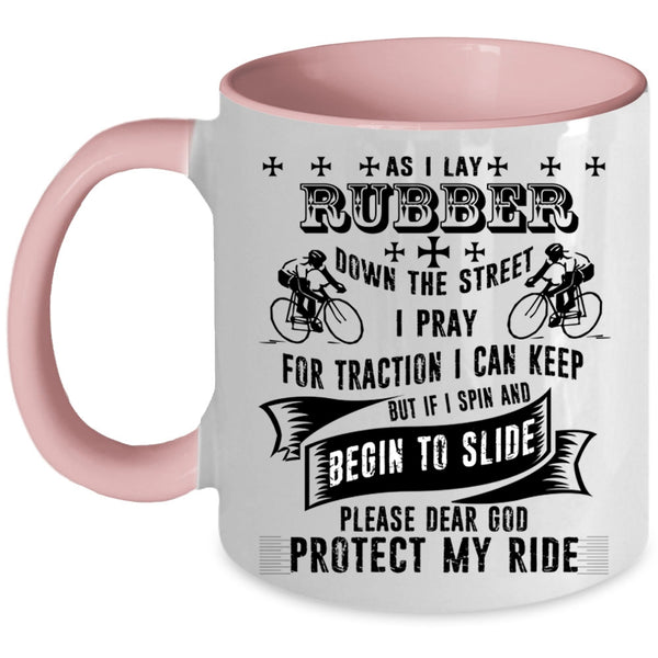 Cool Gift For My Son Coffee Mug, Protect My Ride Accent Mug