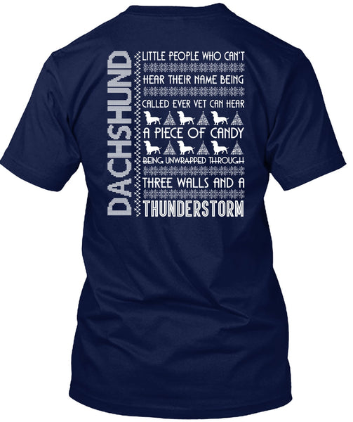 Dachshund Little People T Shirt, I Love My Dog T Shirt