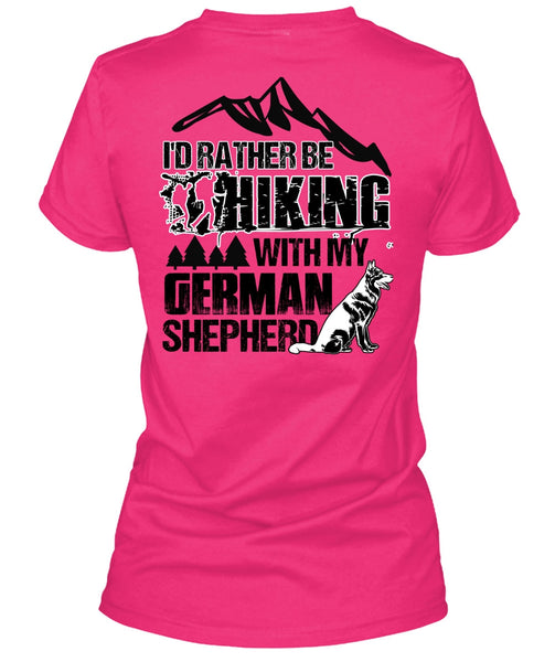 I'd Rather Be Hiking T Shirt, I Love Hiking T Shirt