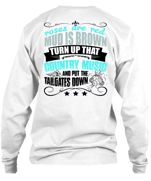 Country Music And Put The Tailgates Down T Shirt, I Love Music T Shirt