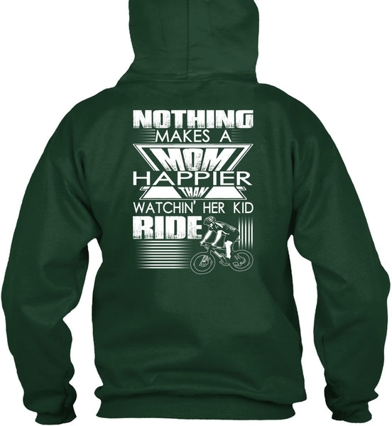 Nothing Makes A Mom T Shirt, Watching Her Kid Ride T Shirt