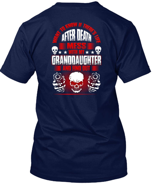Mess With My Granddaughter T Shirt, Being A Baby T Shirt