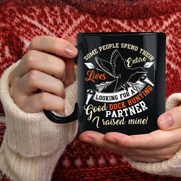 Good Duck Hunting Partner Coffee Mug, Funny Duck Hunting Coffee Cup