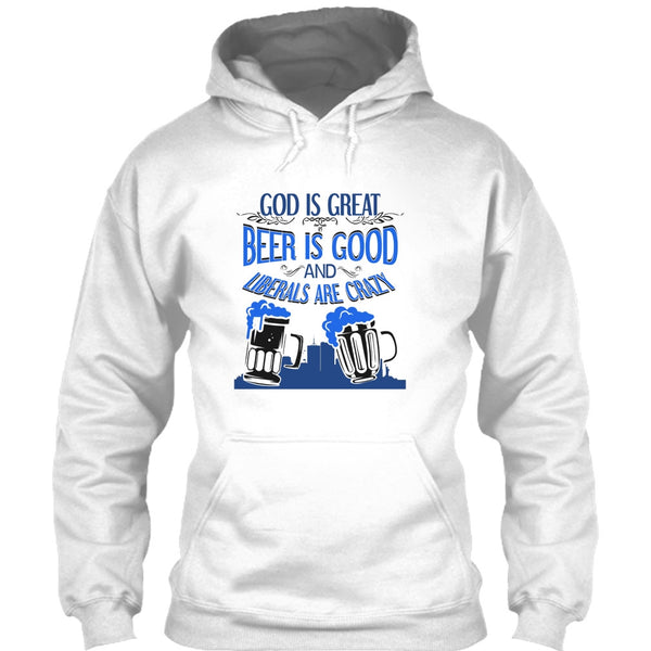 God Is Great T Shirt, Coolest Beer Drinker T Shirt