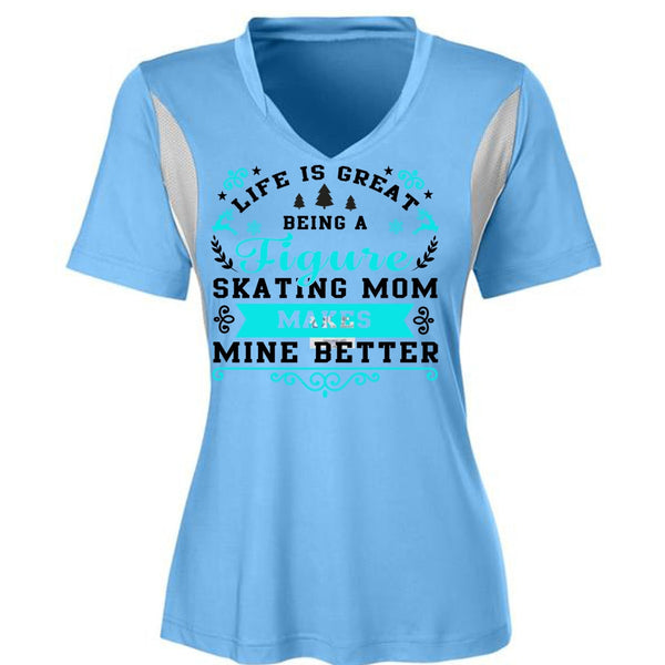 Being A Figure Skating Mom T Shirt, I Love Mom T Shirt, Awesome T-Shirts