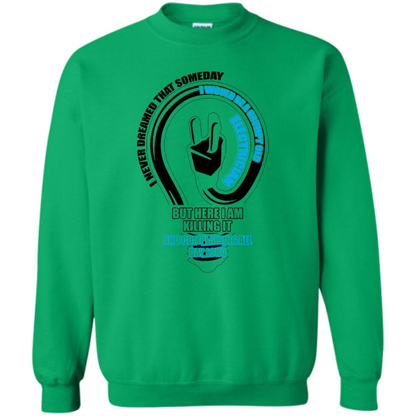 Gift For Electrician T Shirt, Grumpy Old Electrician Sweatshirt