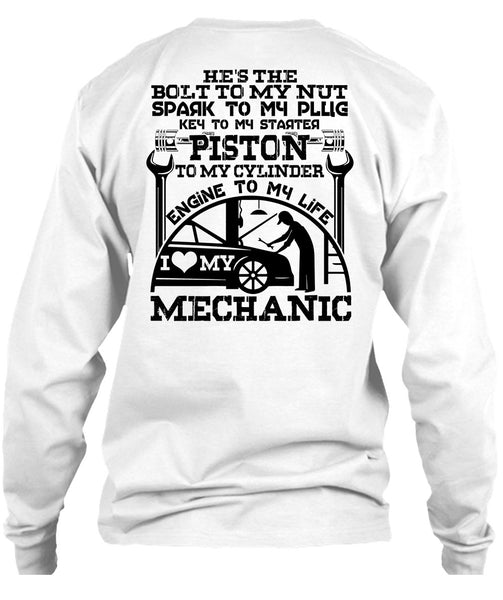 Engine To My Life T Shirt, Being A Mechanic T Shirt