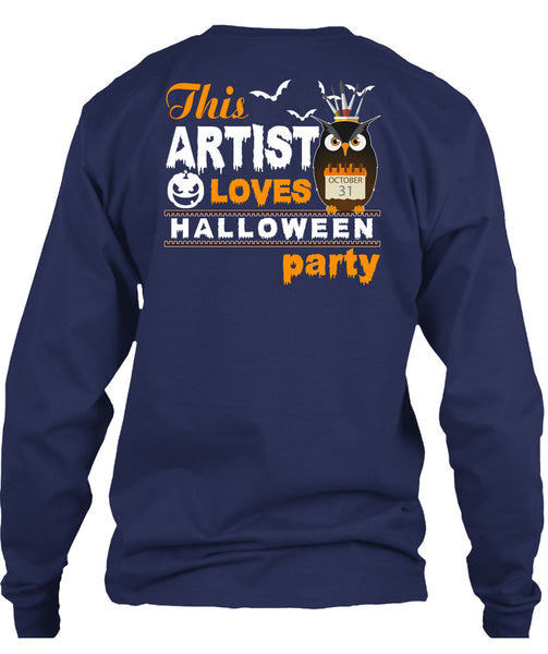 This Artist Loves Halloween Party T Shirt, I Love You Pumpkin T Shirt