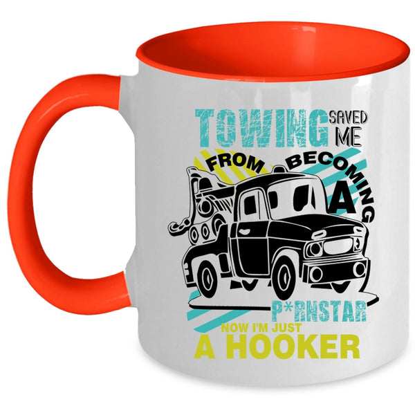 Become Tow Truck Driver Coffee Mug, Cool Towing Accent Mug