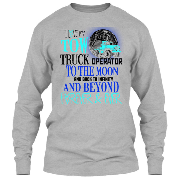 I Love My Tow Truck Operator T Shirt, I'm A Truck Operator T Shirt