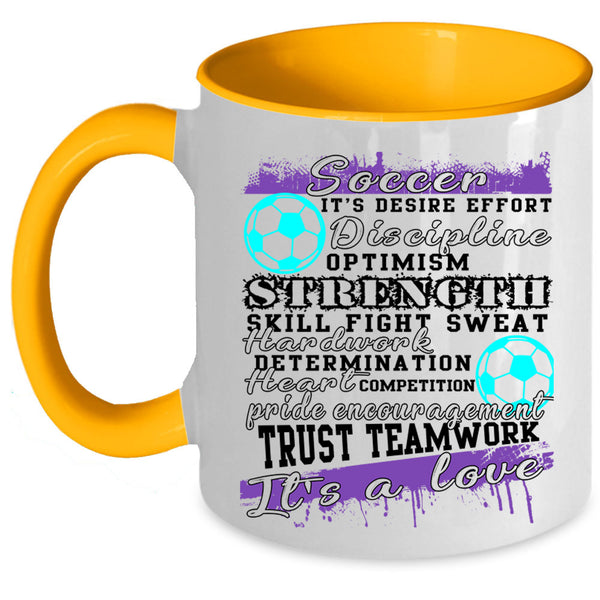It's A Love Coffee Mug, Soccer Accent Mug