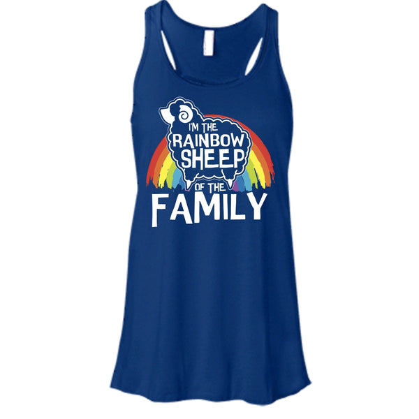 I'm The Rainbow Sheep Of Family T Shirt, Coolest Rainbow Sheep Tank Top