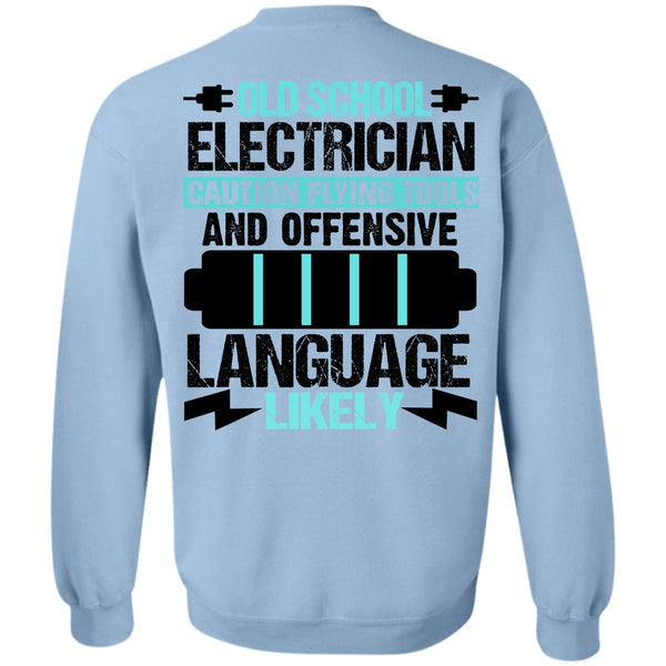 I Love Electrician T Shirt, Old School Electrician Sweatshirt