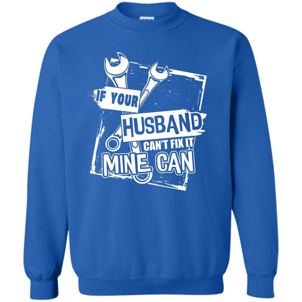 Mechanic Husband T Shirt, Coolest Mechanic's Wife Sweatshirt