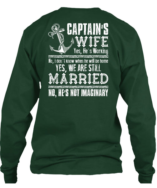 Captain's Wife T Shirt, We Are Still Married T Shirt