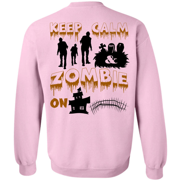 Wait For Halloween T Shirt, Keep Calm Zombie On Sweatshirt