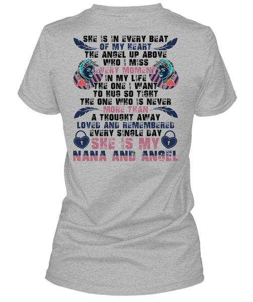 She Is My Nana And Angel T Shirt, I Love Nana T Shirt