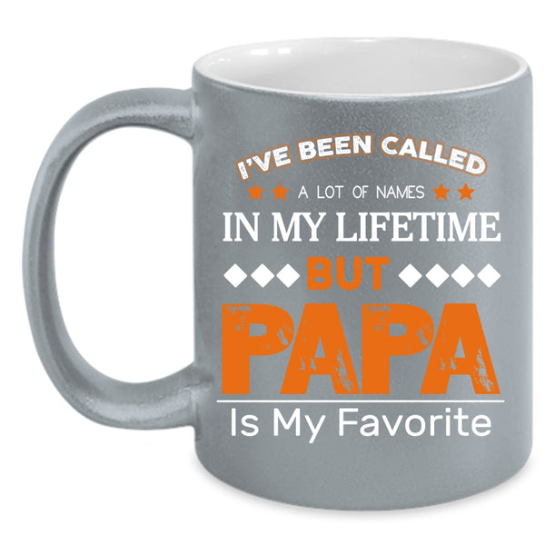 Papa Is My Favorite Name Coffee Mug, Cool Papa Coffee Cup