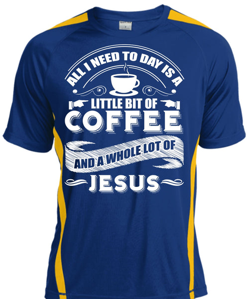 Little Bit Of Coffee T Shirt, Lot Of Jesus T Shirt, Cool Shirt