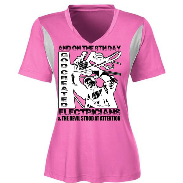 God Created Electricians T Shirt, I Love Electrician T Shirt, Awesome T-Shirts