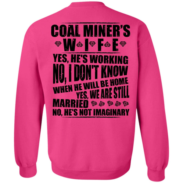 I Love Miner T Shirt, Coal Miner's Wife Sweatshirt
