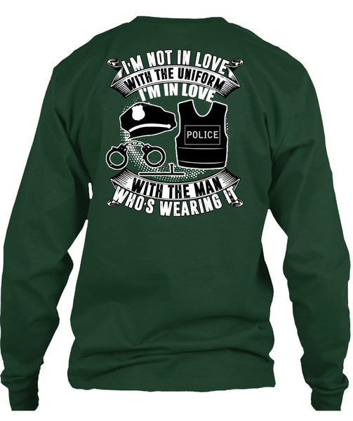 I'm In Love Police With The Man T Shirt, I'm Not In Love T Shirt