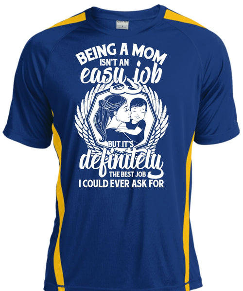 Being A Mom T Shirt, It's Definitely The Best Job T Shirt, Cool Shirt