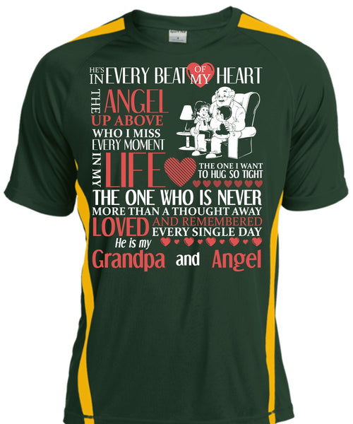 Grandpa And Angel T Shirt, Beat Of My Heart T Shirt, Cool Shirt