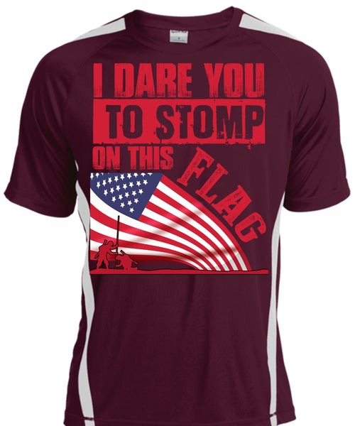 I Dare You To Stomp On This Flag T Shirt, Being A Veteran T Shirt, Cool Shirt