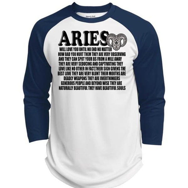 Aries Will Love You T Shirt, I Love Aries T Shirt, Awesome T-Shirts  (Polyester Game Baseball Jersey)