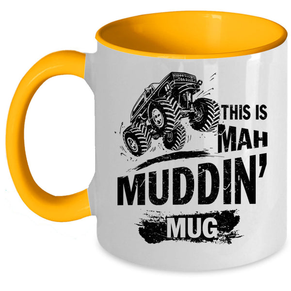 Cool Gift For Son Coffee Mug, This Mah Mudding Accent Mug