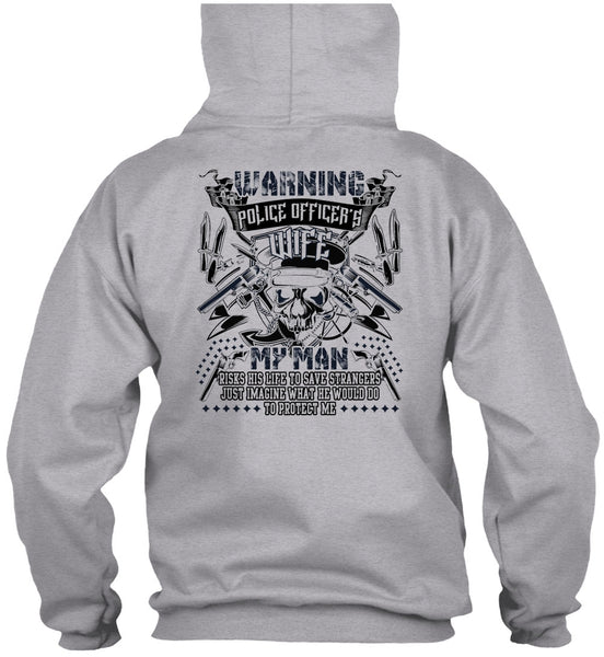 Police Officer's Wife T Shirt, I Love Husband T Shirt