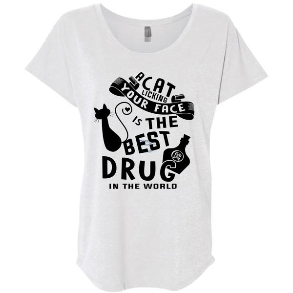 A Cat Licking Your Face Is The Best Drug In The World T Shirt, Favorite T Shirt