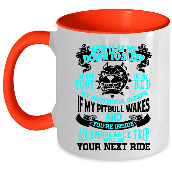 Cool Gift For Pitbull Lovers Coffee Mug, My Pit Bull Accent Mug