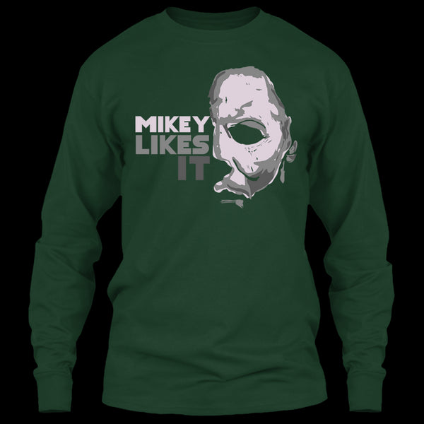 A black t-shirt with the shopify logo