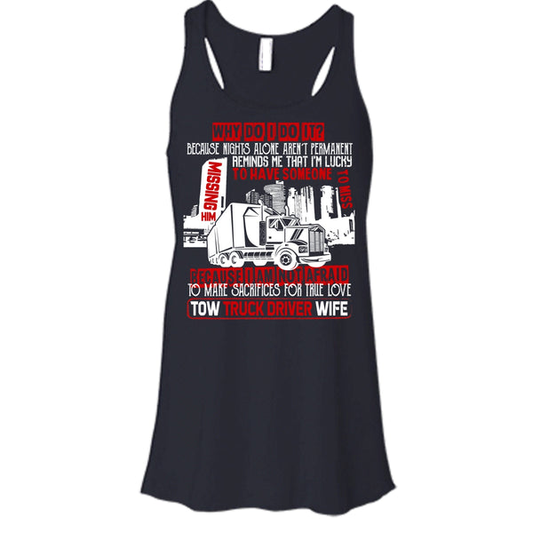 Tow Truck Driver Wife T Shirt, Coolest Trucker's Wife T Shirt, Cool T Shirt
