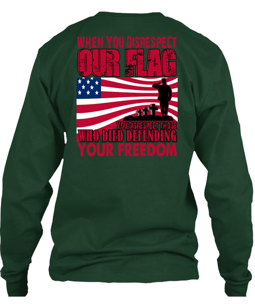 Defending Your Freedom T Shirt, Being A Veteran T Shirt