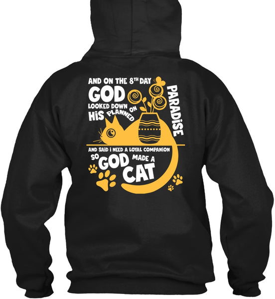 God Made A Cat T Shirt, His Planned On Paradise T Shirt