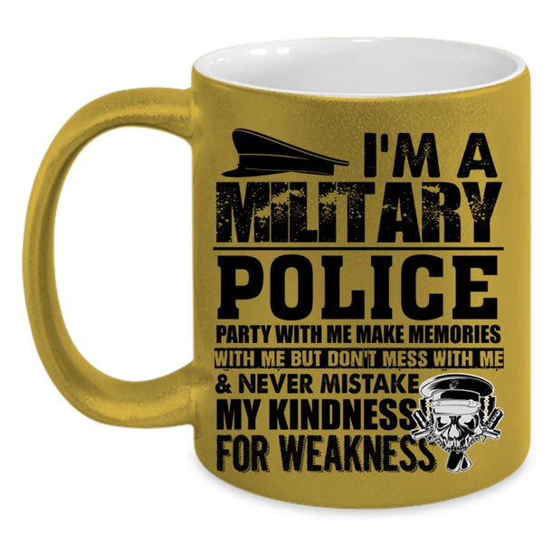 Awesome Policeman Coffee Mug, I'm A Military Police Accent Mug