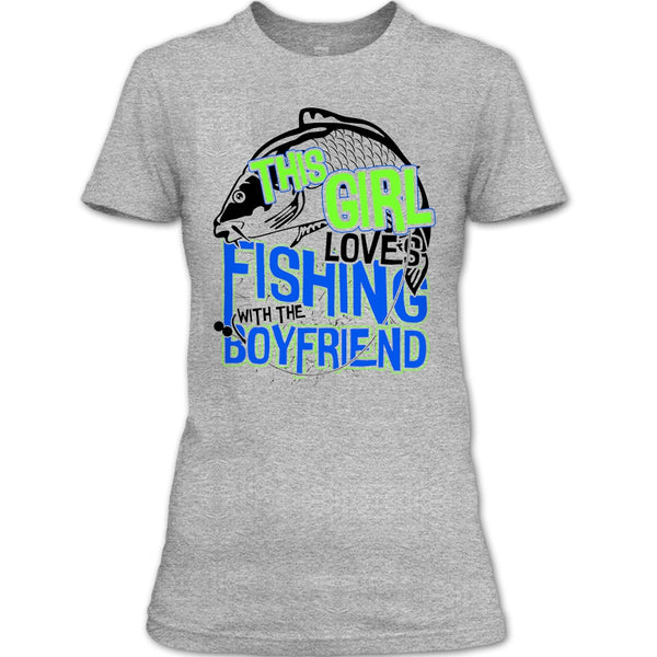 This Girl Loves Fishing T Shirt, Coolest Fishing T Shirt