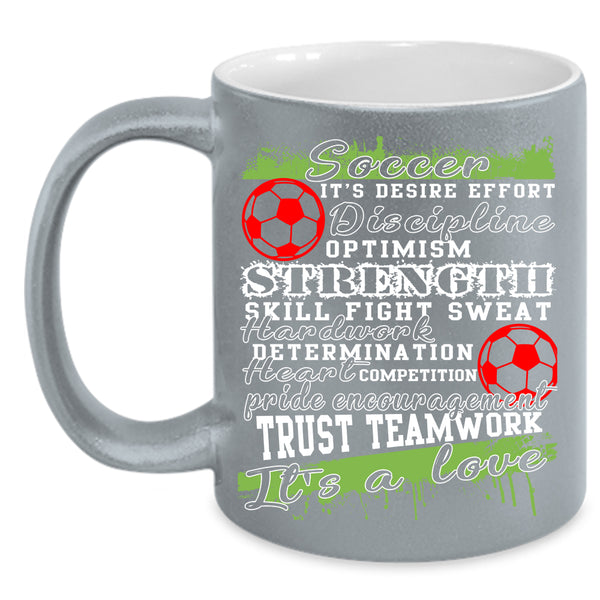 Soccer Coffee Mug, It's A Love Coffee Cup