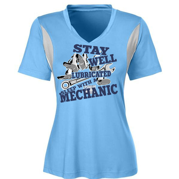 Stay Well Lubricated Sleep With A Mechanic T Shirt, I Love Mechanic T Shirt, Awesome T-Shirts