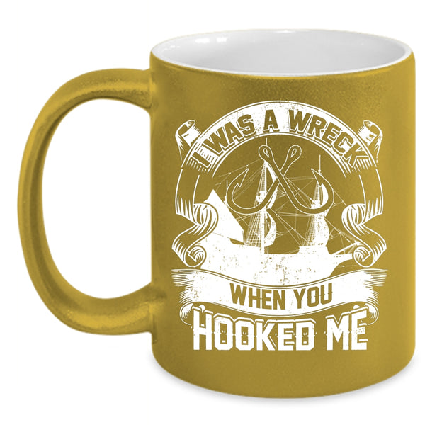 I Was A Wreck Coffee Mug, Funny Gift For Fisher Coffee Cup