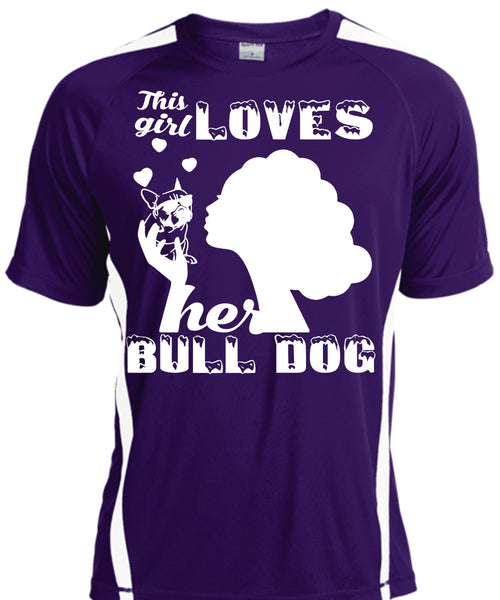 This Girl Loves Her Bulldog T Shirt, I Love Dog T Shirt, My Pets T Shirt
